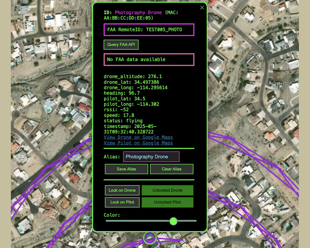 Mesh-Detect Drone Detection System